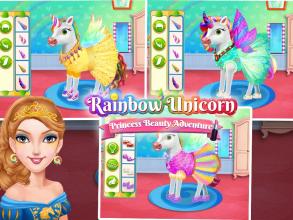 Rainbow Unicorn - Princess Beauty Adventures截图1