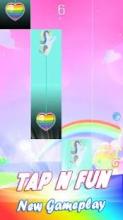 Kawaii Rainbow Piano Tiles - Cute Unicorn截图2