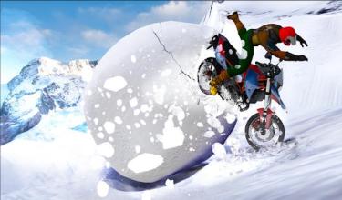 Snow Storm Moto Avalanche: Mountain Bike Climbing截图1