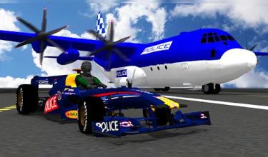 Police Kart Transport Airplane截图1