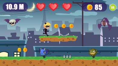 Adventures Cat Noir Runner World截图2