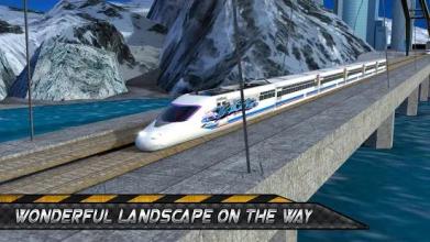 Fastest Train Simulator: Bullet Train Games截图1