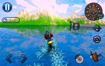 Water Beach Bike Racer: Motocross Dirt Bike Stunts截图4