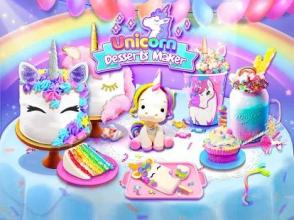 Rainbow Unicorn Foods & Desserts: Cooking Games截图4