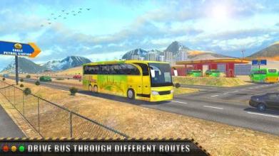 City Coach Bus Driving Sim 2018: Free Bus Game截图2