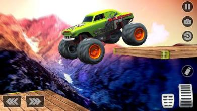 Monster Truck Impossible Tracks Stunt Racing Fever截图1