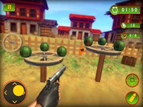 Watermelon Shooting 3D - Gun Shooting Game截图4