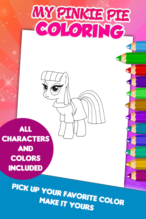 Pinkie Pie Coloring Game截图3