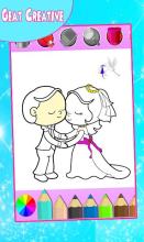 Bride and groom Coloring Game for kids截图5