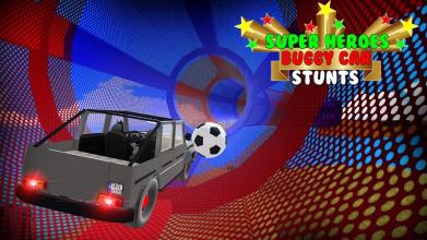 Superheroes Buggy Car Stunts 3d截图3