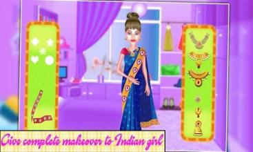 Indian Little Tailor Boutique – Wedding Dress Up截图3