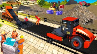 City Road Construction: Crane And Truck Games 2018截图5