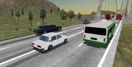 Racing in Heavy Traffic : Real Cars Simulator截图5