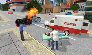 Ambulance Rescue Game Simulator 2018截图3