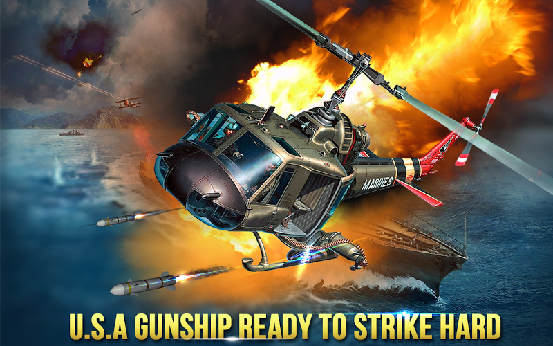 Airstrike Gunship Battle截图2