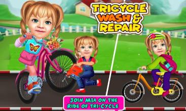 Multi Tricycle Wash Salon: Repair & Design Game截图1