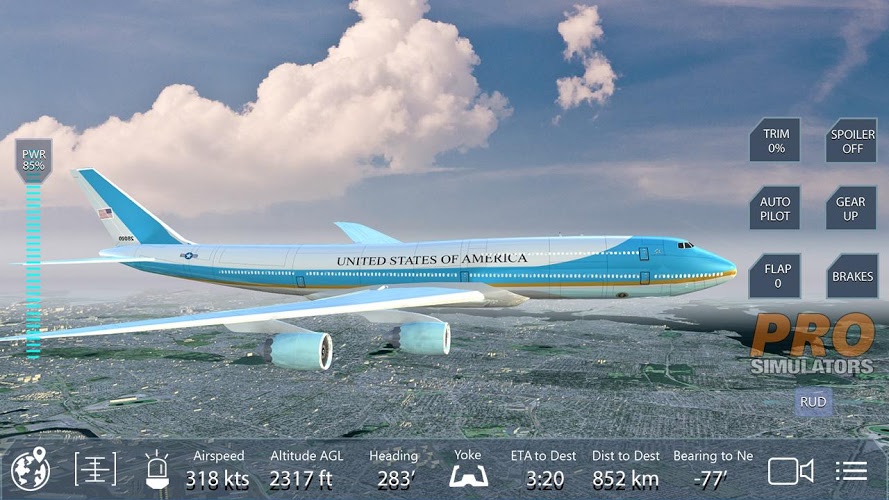 Pro Flight Simulator NY Free截图5