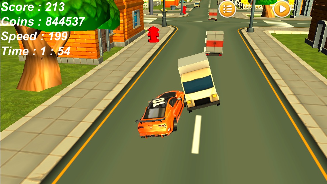 Traffic Smasher Car On Highway截图5