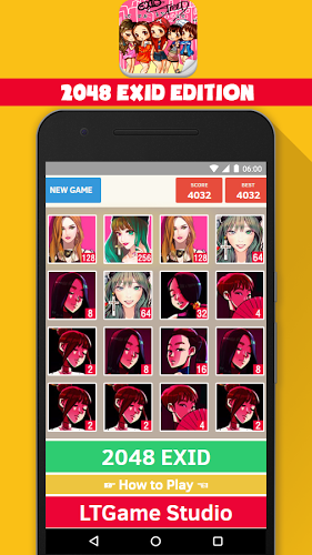 2048 EXID KPop Game截图3