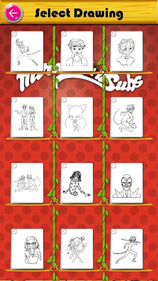 Coloring Book for Ladybug & Cat Noir截图1