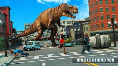 Dinosaur Attack City Hunting Simulator截图4