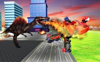 Dinosaur Rampage VS Robots City War截图5