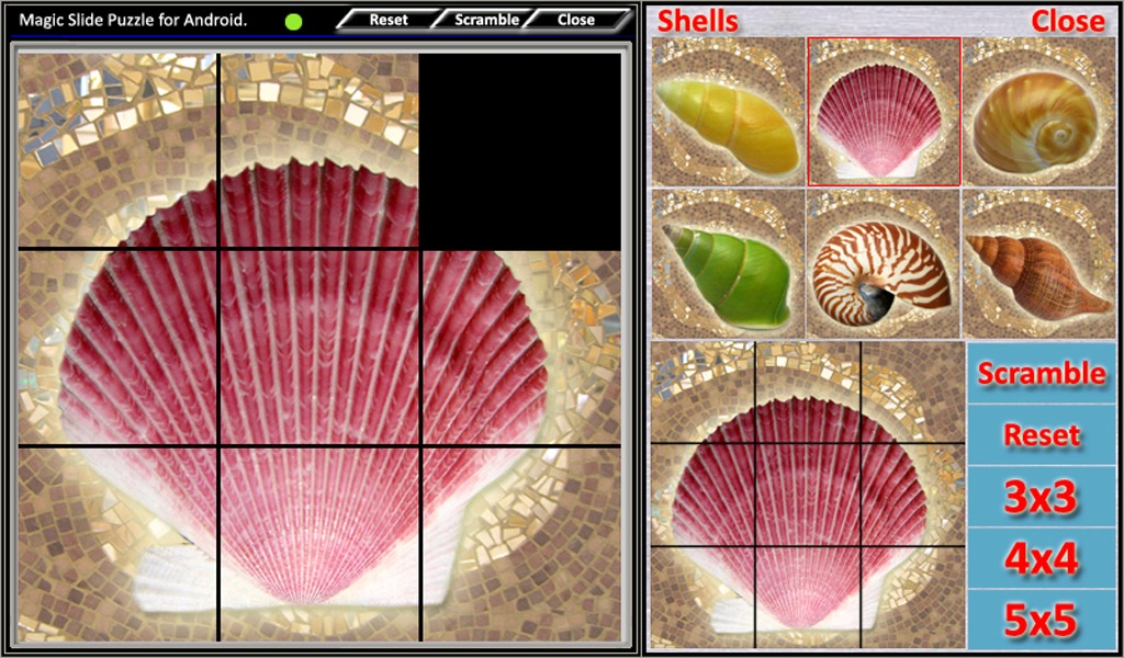 Magic Slide Puzzle Shells截图3