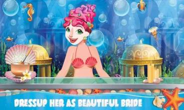 Mermaid Lady Wedding Makeover Game截图4