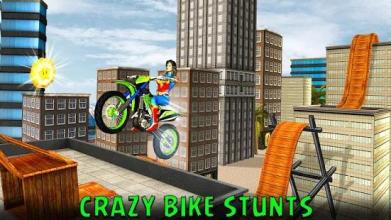 Superhero Tricky Bike Stunt Rider截图4