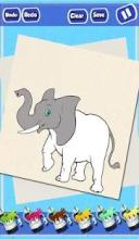 Kids Coloring Book: Zoo Animals截图1