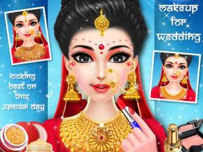 Indian Wedding Makeover,Makeup And Dressup: Part 2截图4