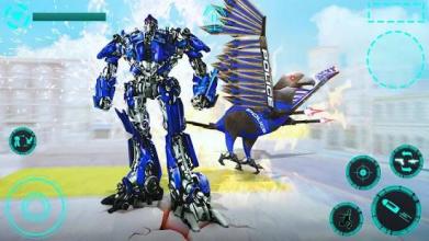 US Police Transforming Robot Eagle Flying War截图2