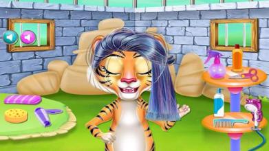 Crazy zoo hairstyle and makeup salon - girls games截图3