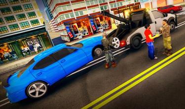 Tow Truck Driving Game: Offroad Emergency Rescue截图2