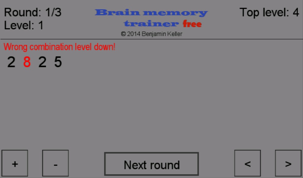 Brain memory trainer free截图3