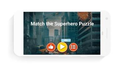 Memory Game - Match the Superhero Puzzle for Kids截图4