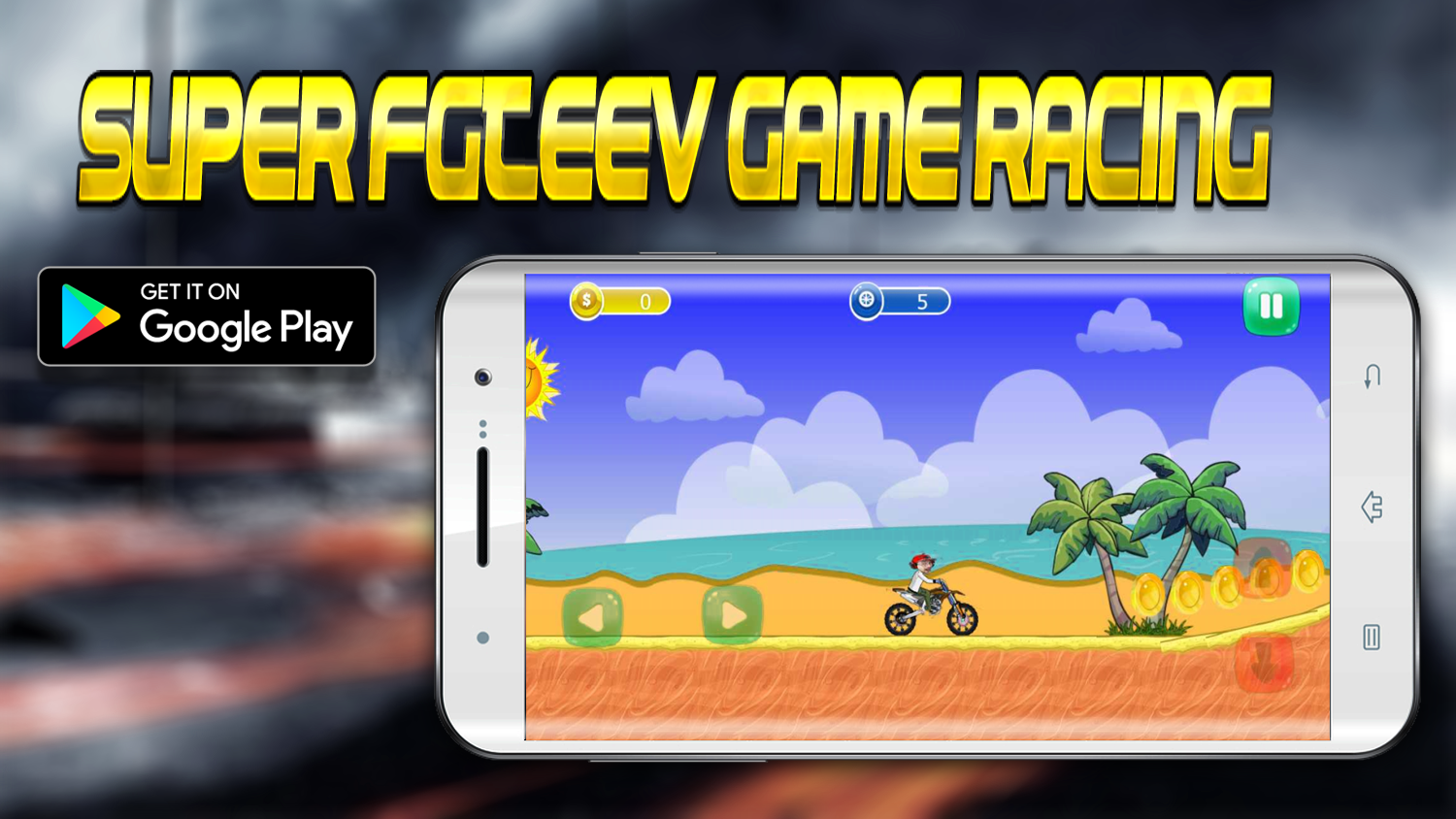 Super fgteev game racing moto截图2