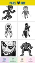 Superhero Color By Number: Pixel Art Superhero截图3