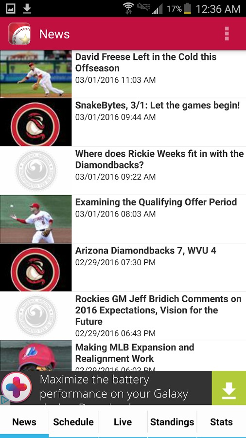 Arizona Baseball Free截图4