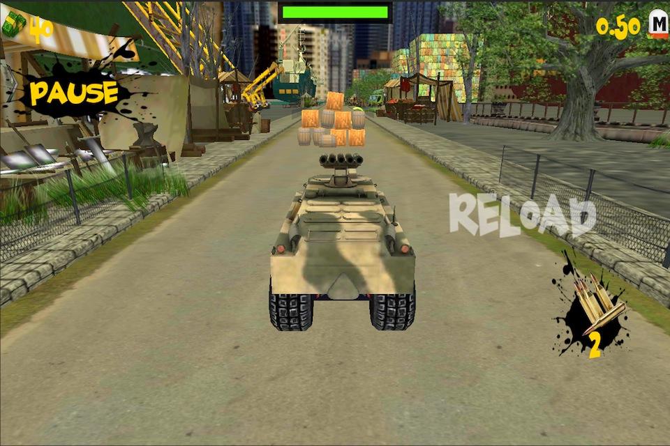 Crazy Tank Death Racing 3D截图1