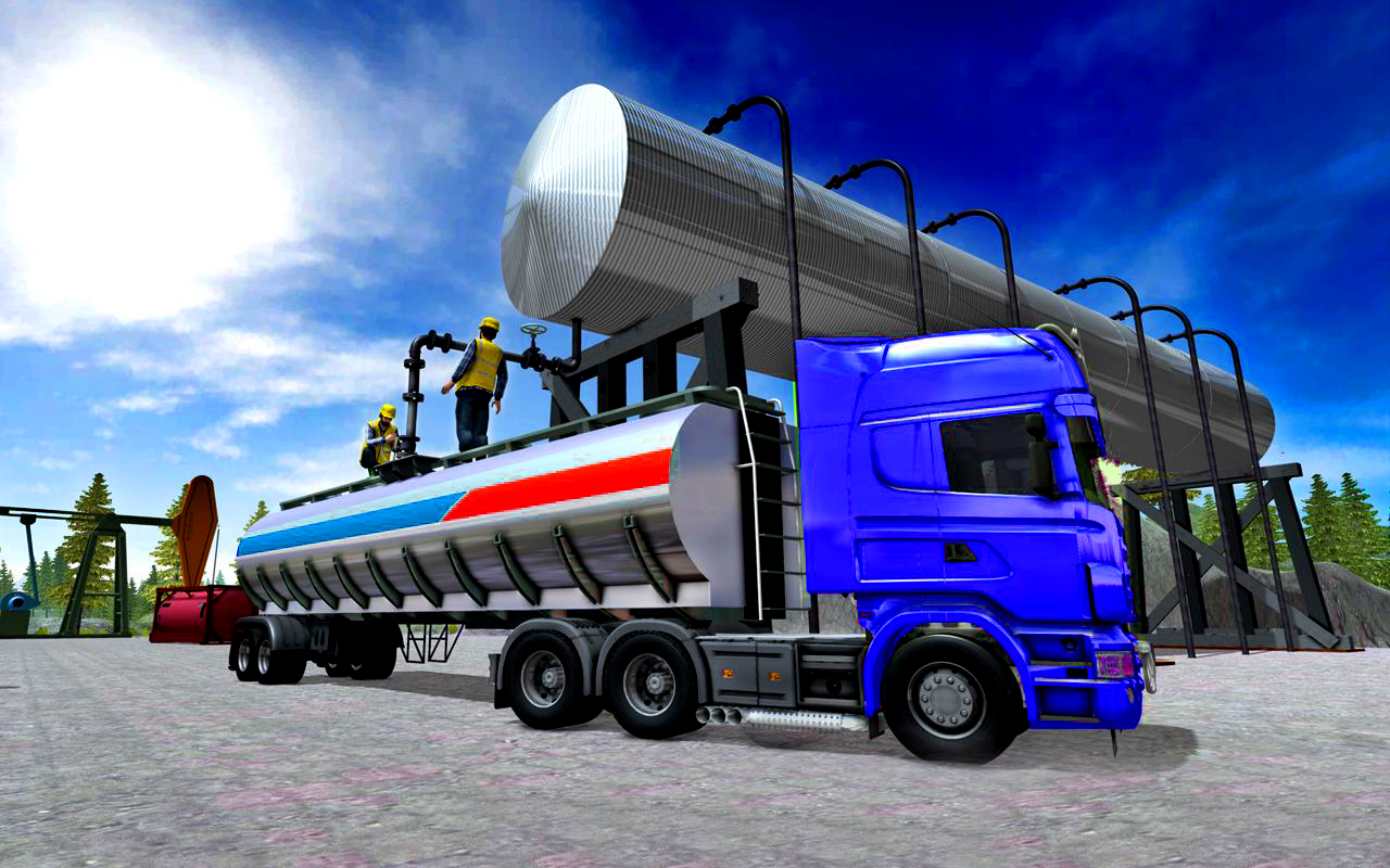 Euro oil tanker simulator drive截图1