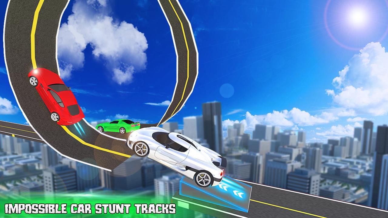 Extreme Car Stunt Impossible Racing截图5