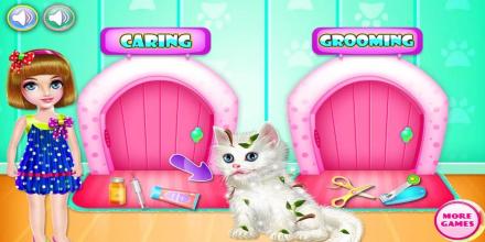 Kitty Care And Grooming - Spa Salon Games截图3