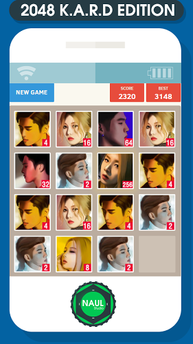 2048 KARD Kpop Puzzle Game截图2