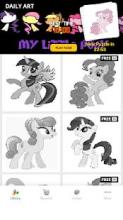 Pixel Art - Little Pony Coloring by Number截图4