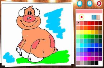 Art Coloring Page - for Pig Painting截图3