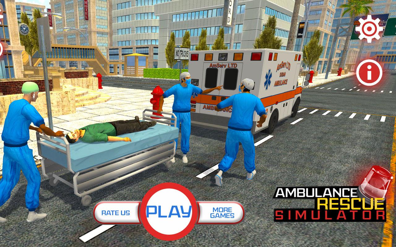 Ambulance Rescue Simulator – Emergency City Drive截图5