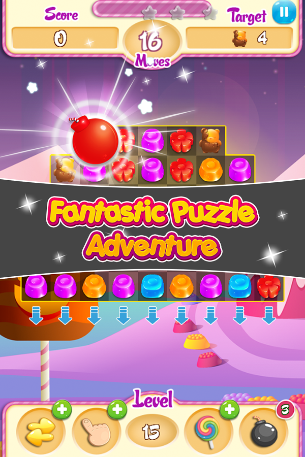 Jelly Crush: Match 3 Puzzle截图3