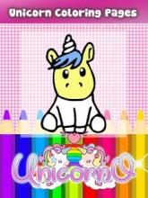 Unicorno Colouring Book and Game for kids截图2