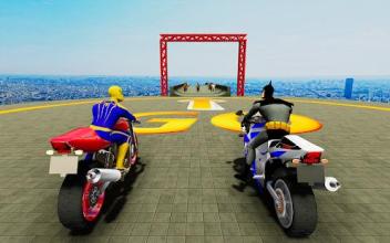 Super Hero Tricky Bike Race: Mega Ramp截图2